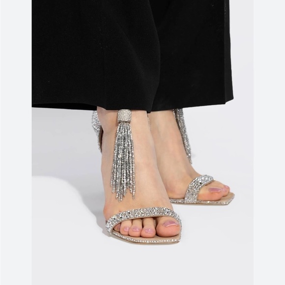 New Jimmy Choo Crystal Vinca 95mm Heel - Picture 3 of 14